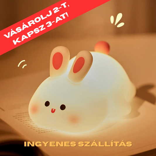 Nyuszi éjjeli lámpa